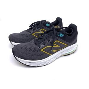 NEW BALANCE Fresh Foam X 860 v14 Sneaker Charcoal Grey Yellow Teal 8.5 M / 10 W